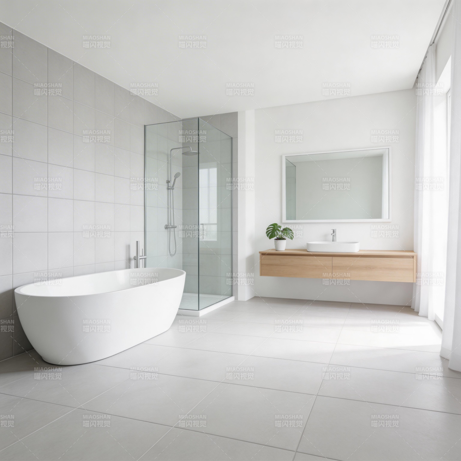 现代简约浴室设计图片