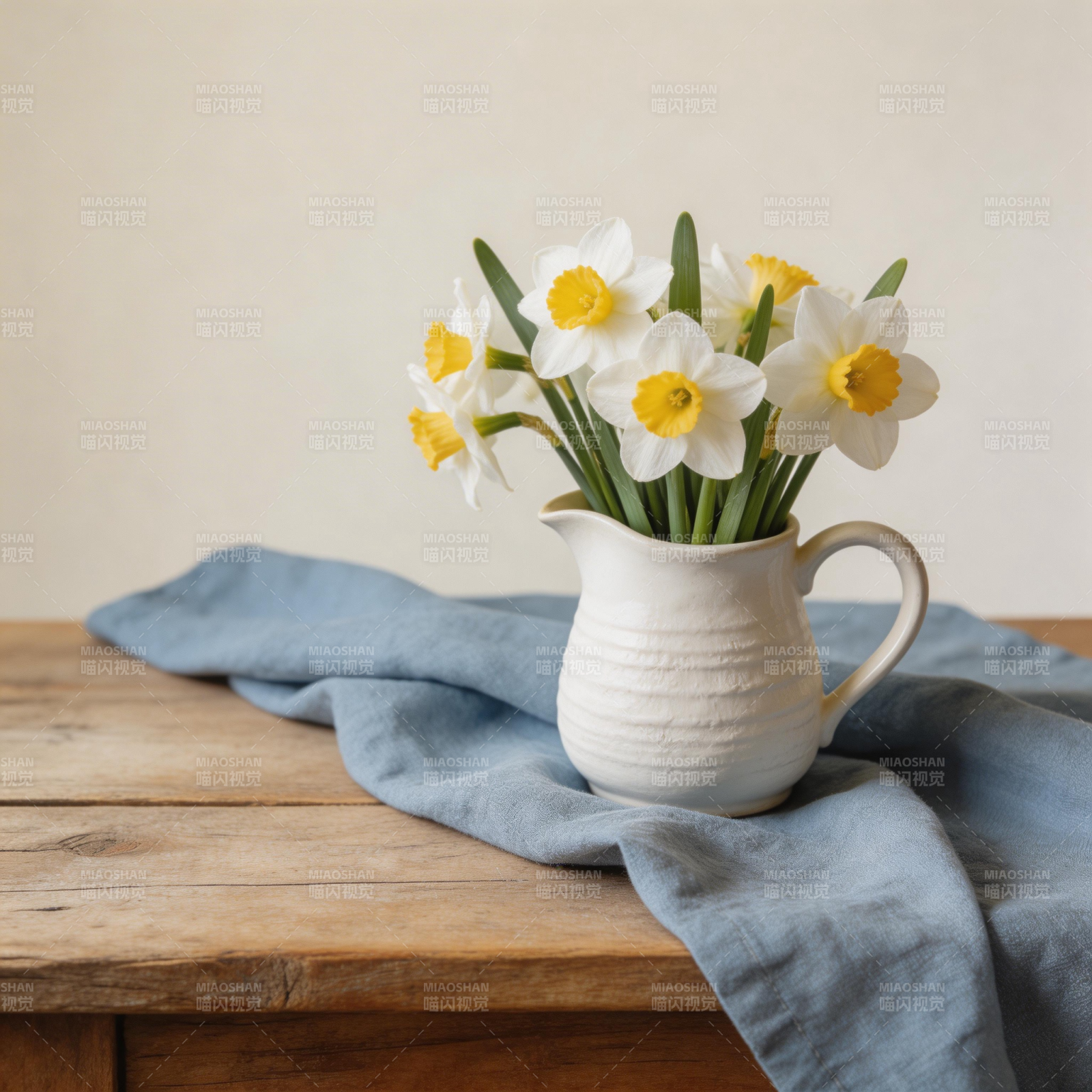 水仙花静物图片