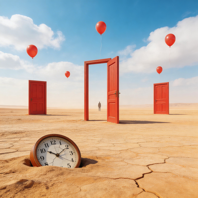 沙漠中的时间之门图片