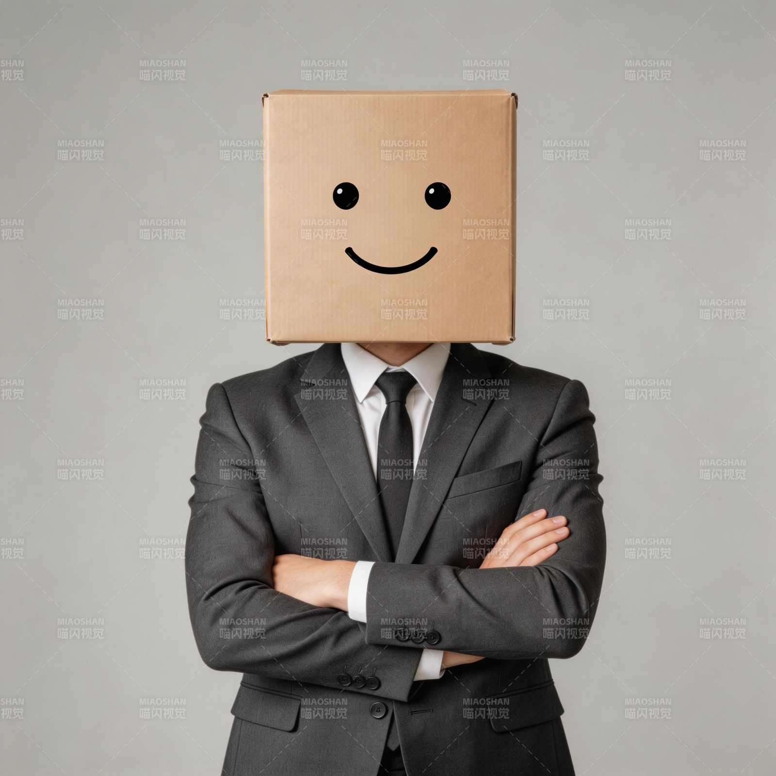 笑脸纸箱人图片
