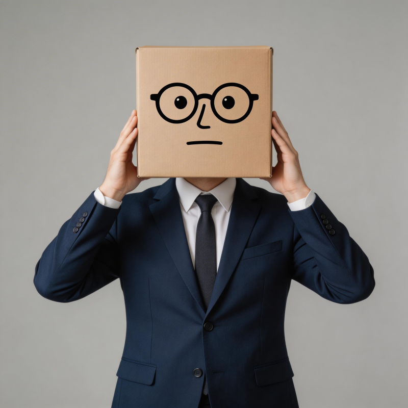 纸盒面具人图片