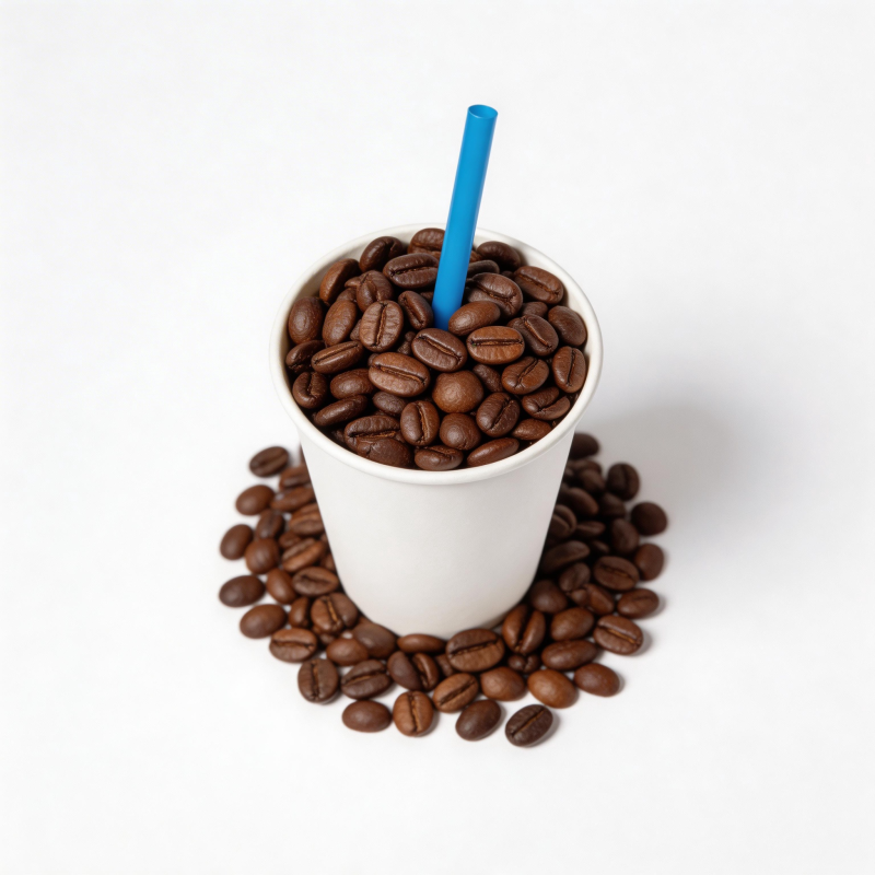 咖啡豆杯中盛满图片