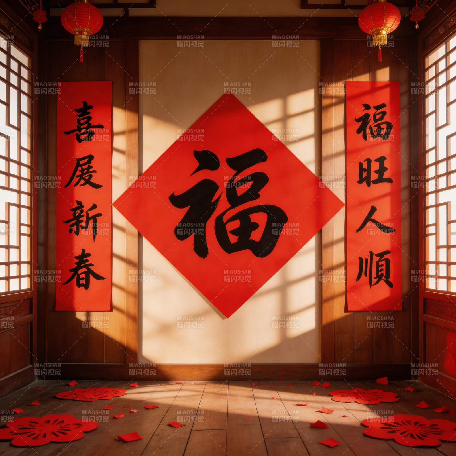 新春福满堂图片