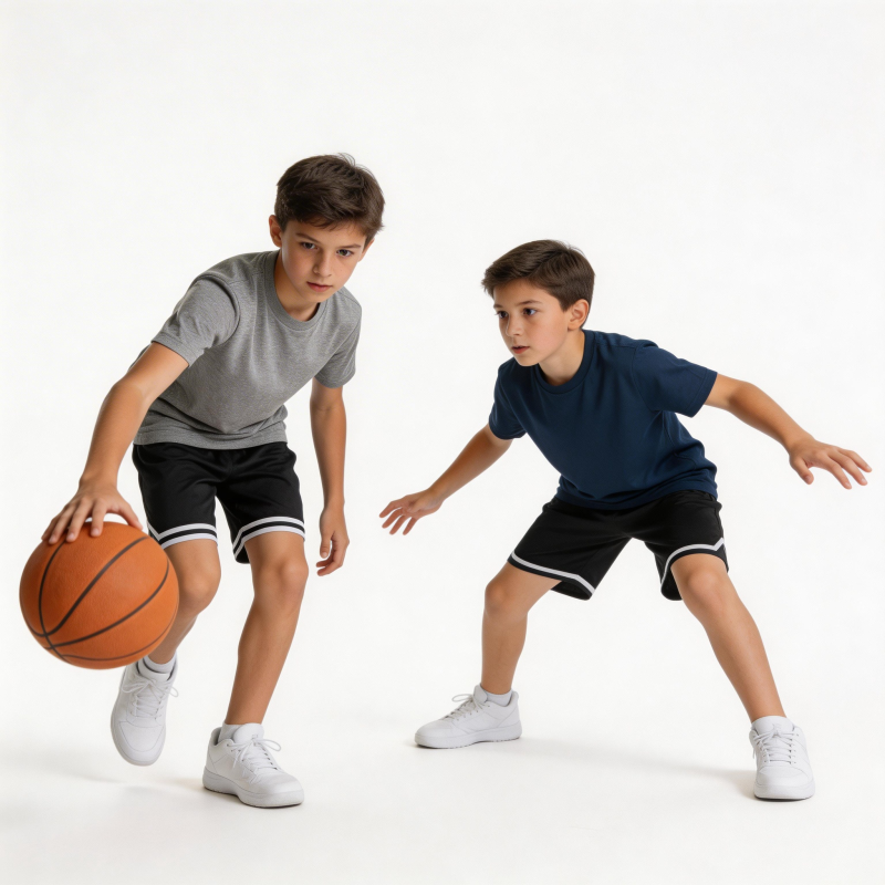 少年篮球对决图片