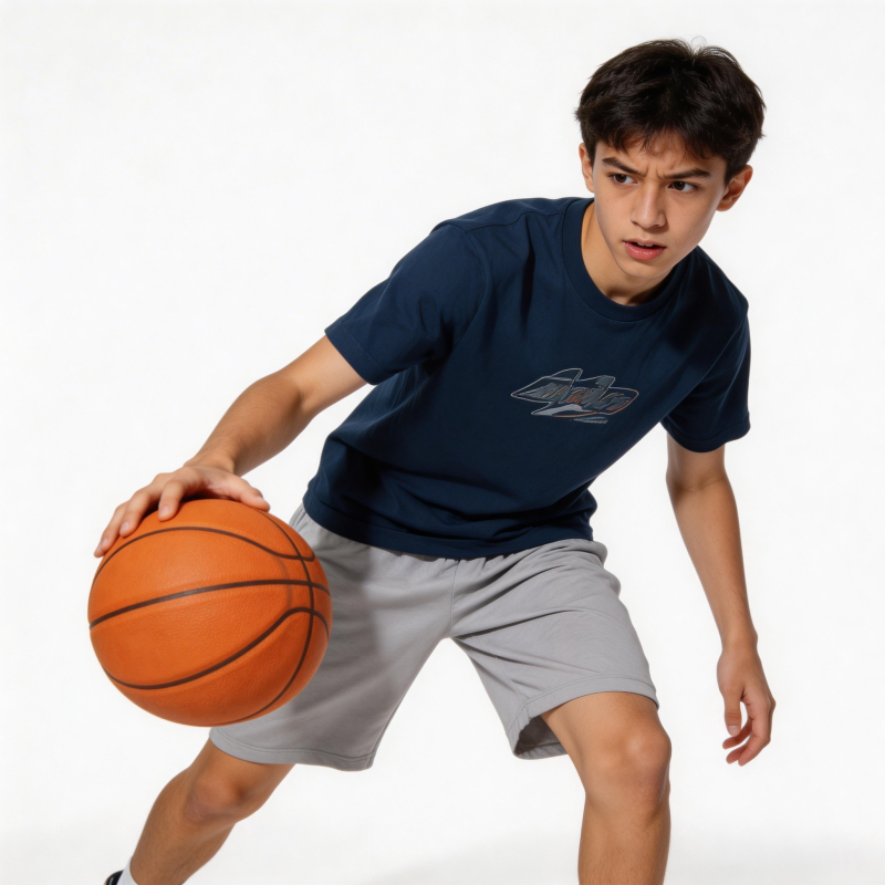 篮球少年动感瞬间图片