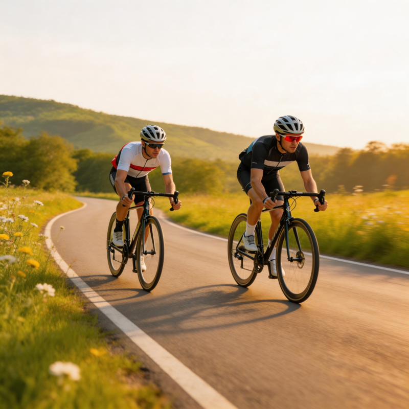 骑行双人行图片