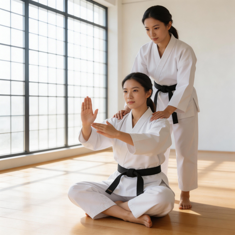 柔道教学瞬间图片