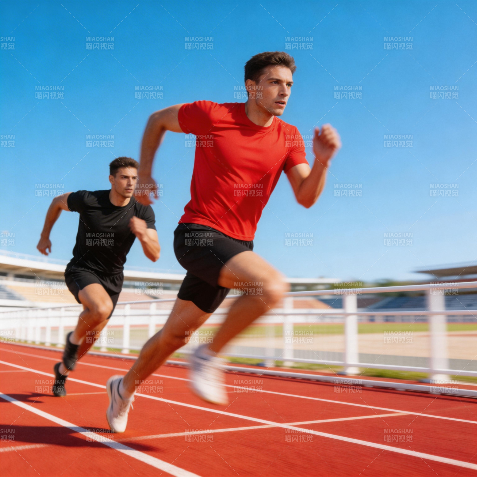 赛道上的速度对决图片