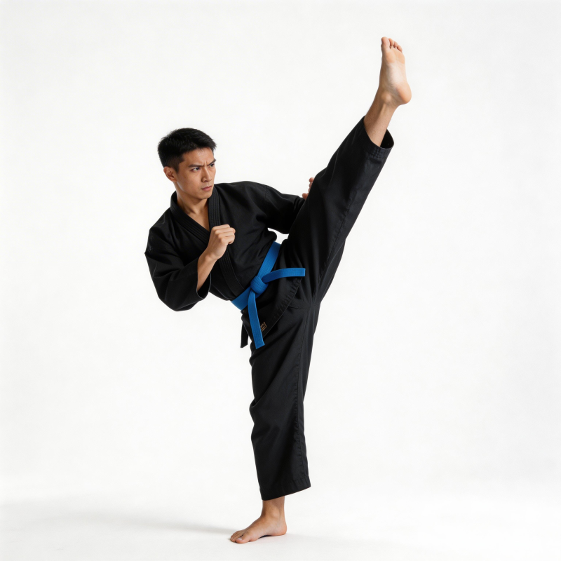 跆拳道高踢腿图片