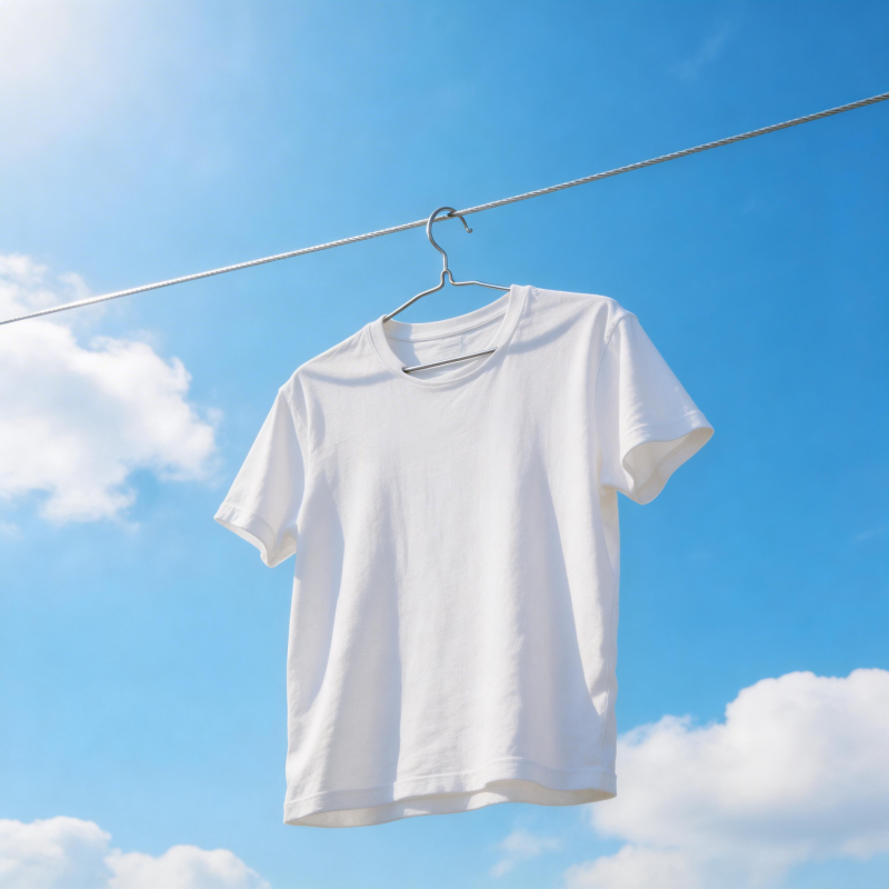 白T恤晒太阳图片