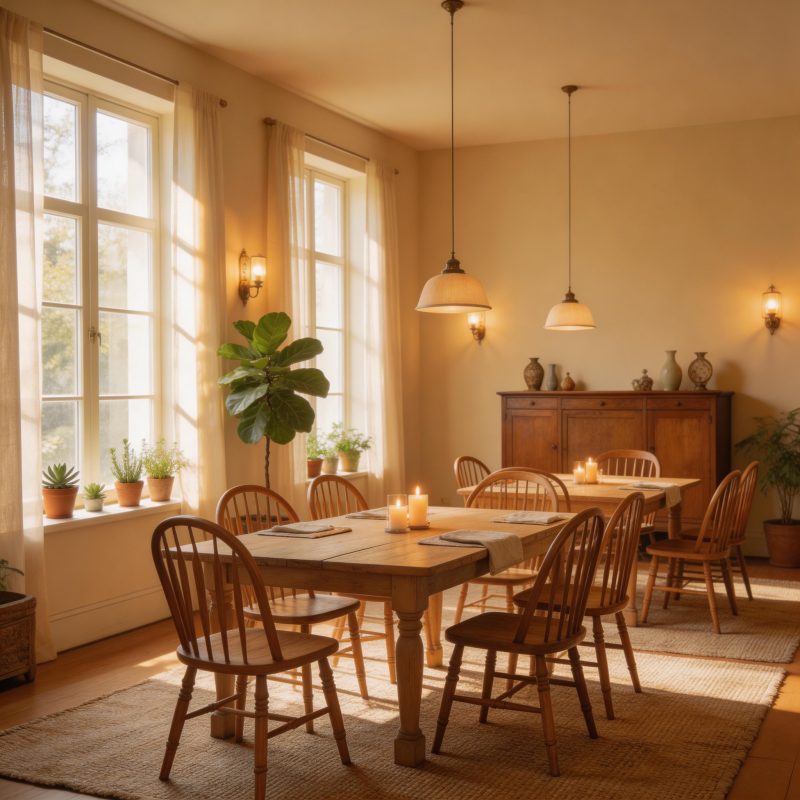 温馨阳光餐厅图片