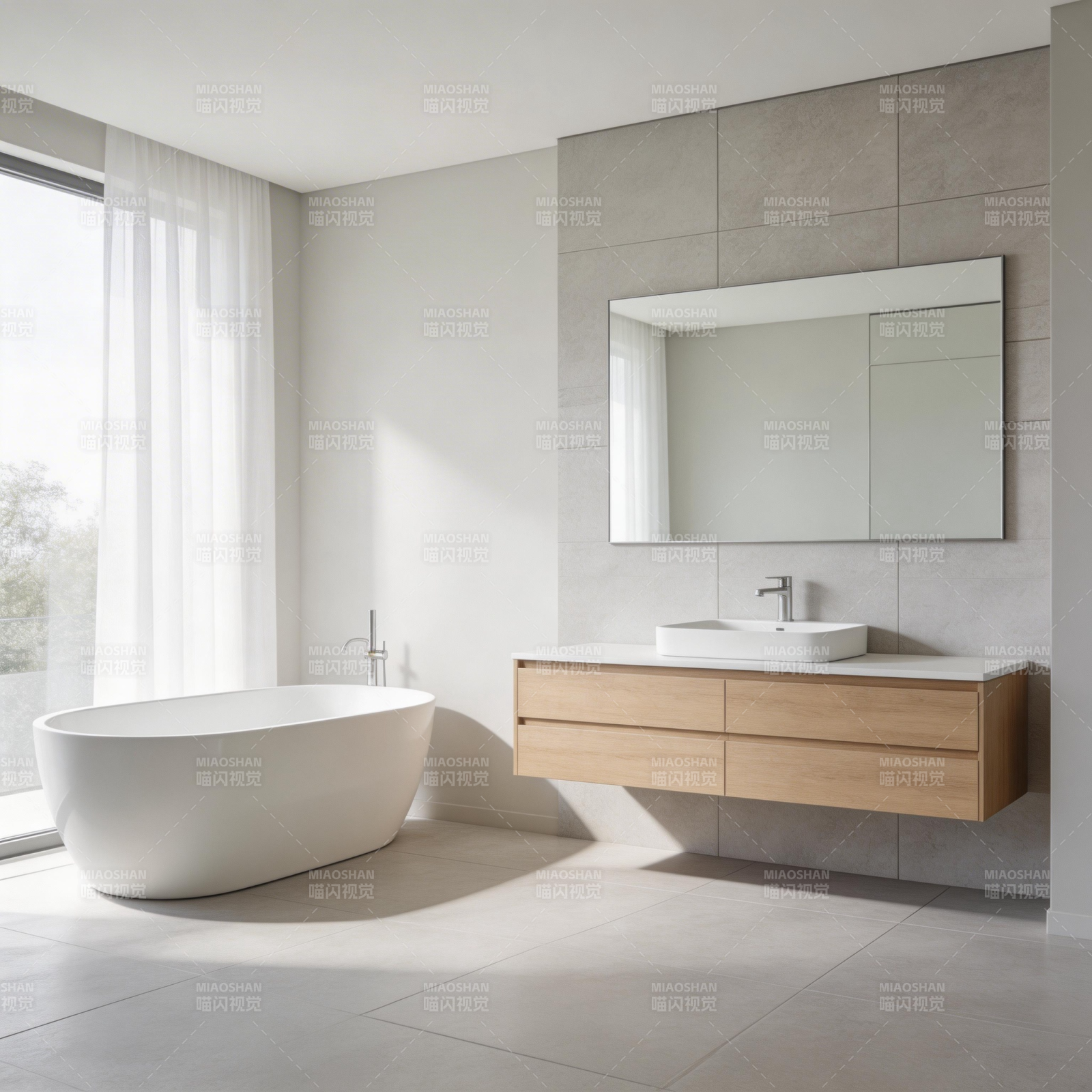 现代简约浴室设计图片