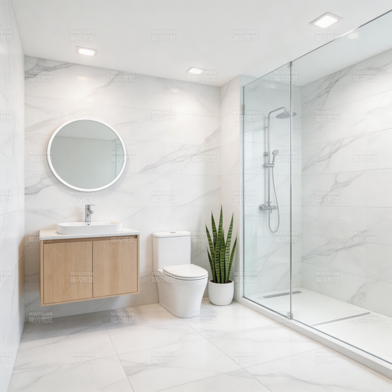 现代简约浴室设计图片