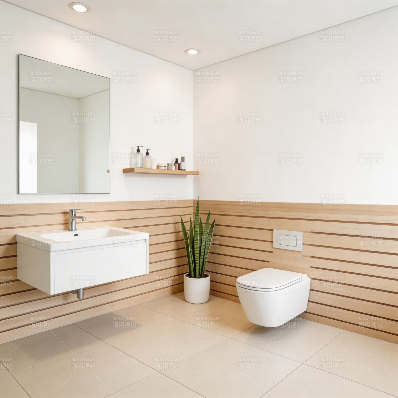 现代简约浴室设计图片