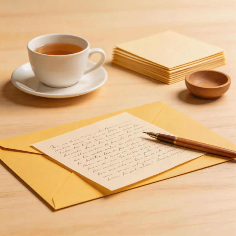 茶香伴笔迹图片