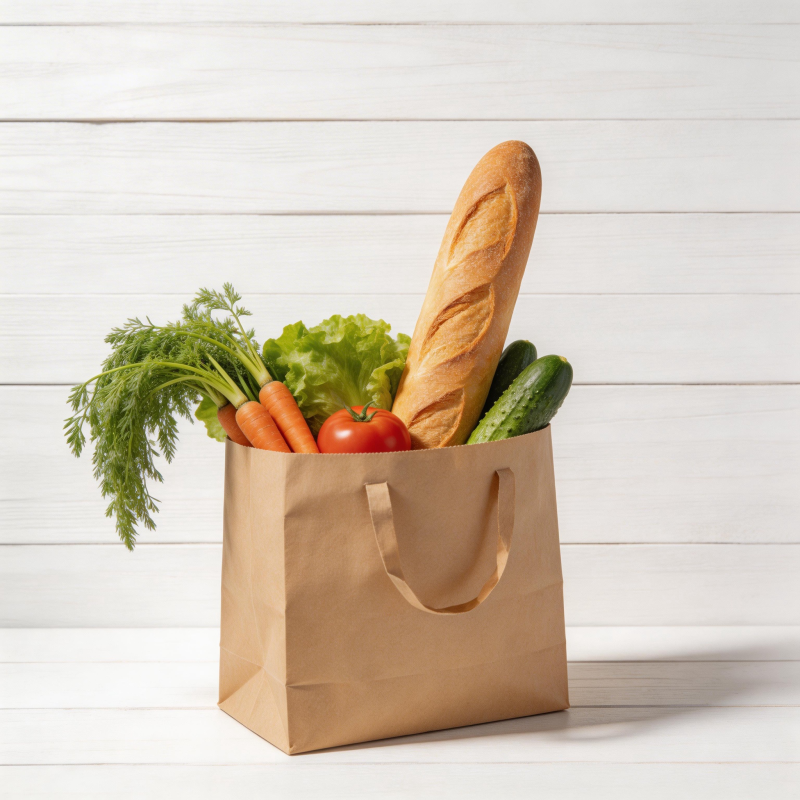 新鲜蔬果面包袋图片