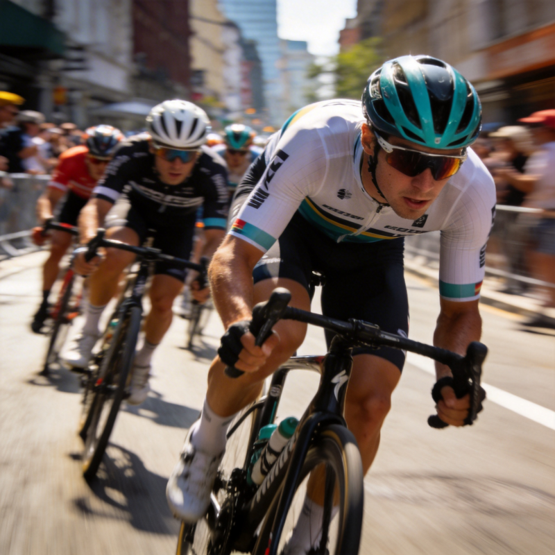 自行车赛激烈角逐图片