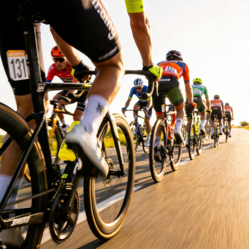 骑行竞技瞬间图片