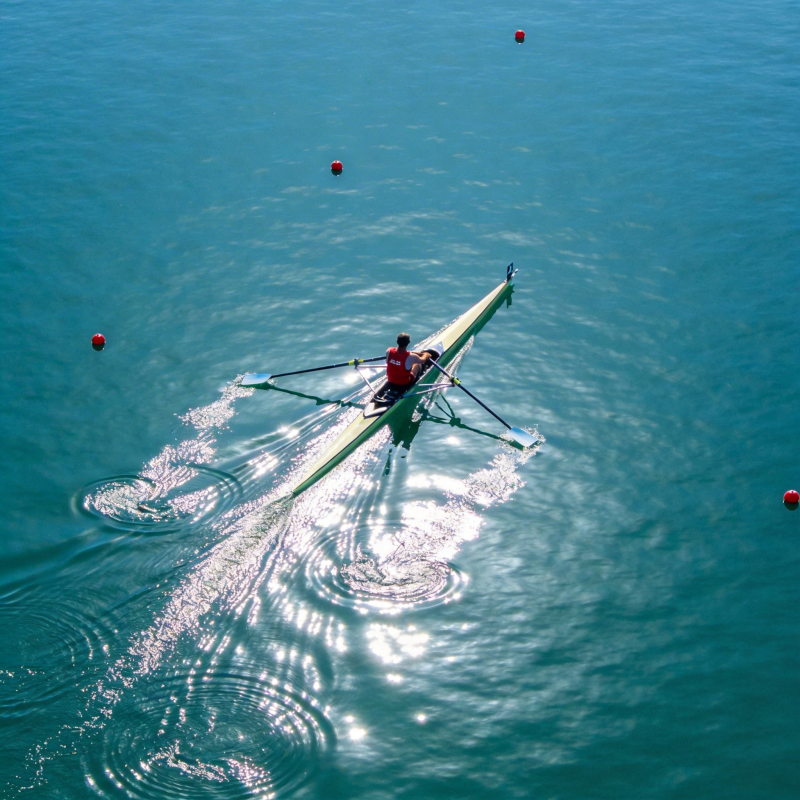 水上划艇竞速图片