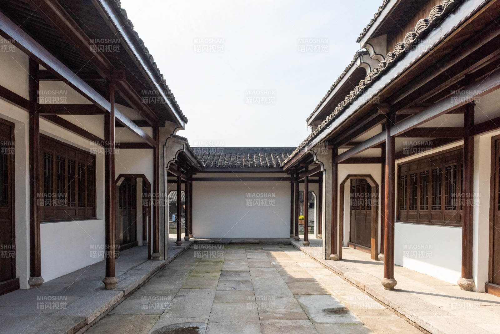 古色古香的庭院图片