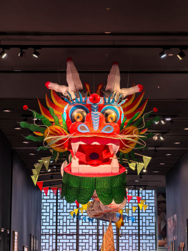 龙灯悬空展风采图片