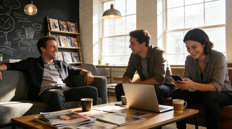 朋友聚会畅谈时光图片