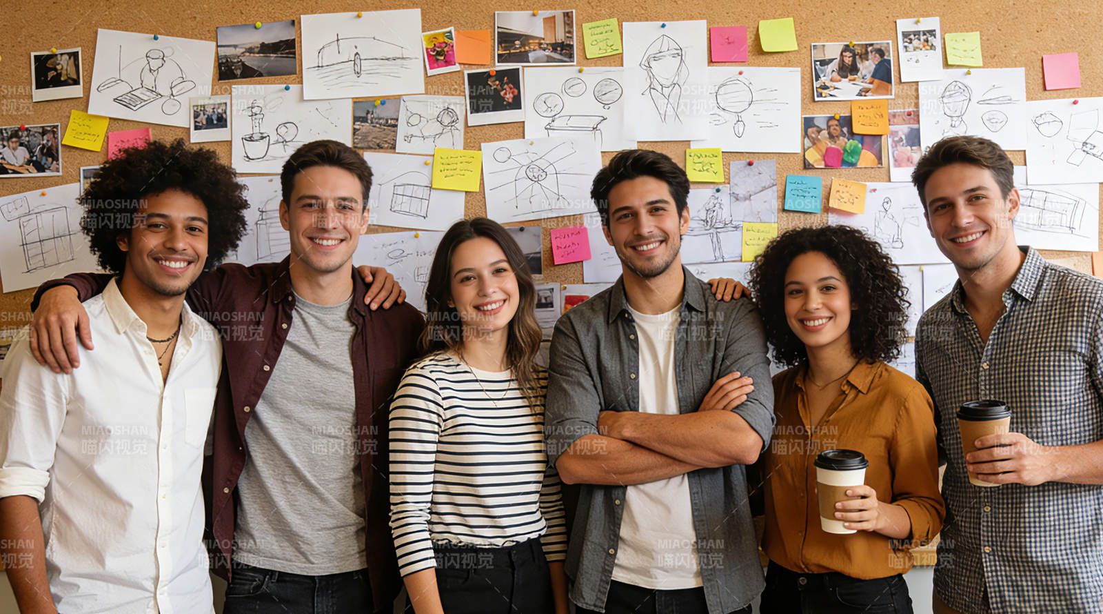 团队合影 创意满满图片