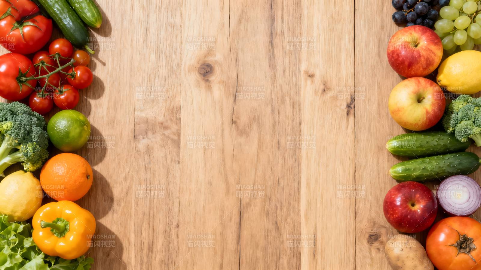 新鲜果蔬拼盘图片