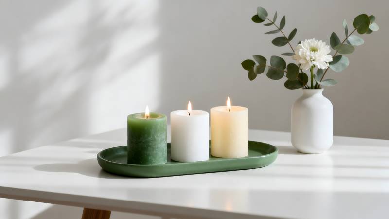 烛光静谧时光图片