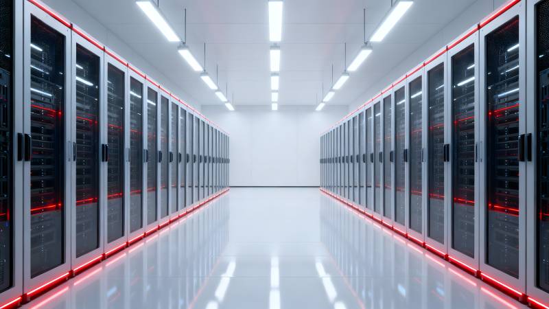 数据中心走廊图片