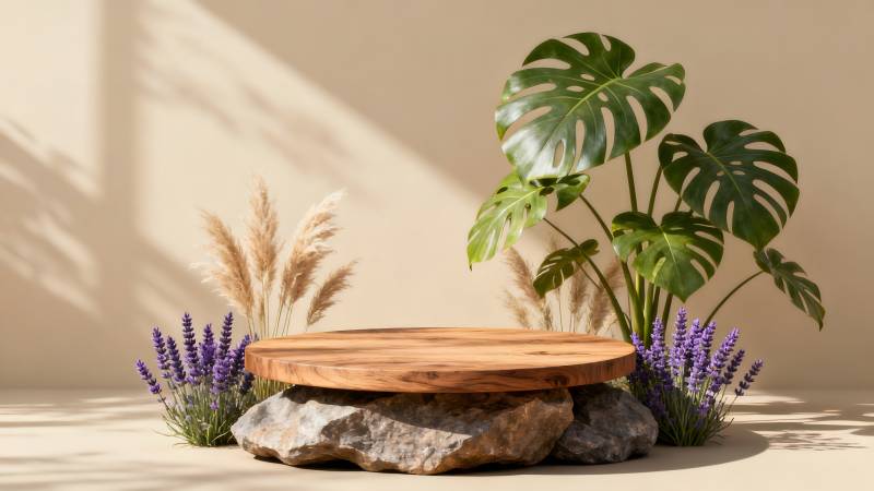 自然雅致摆台图片