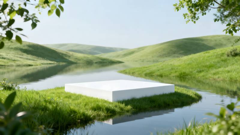 绿野溪畔白台图片