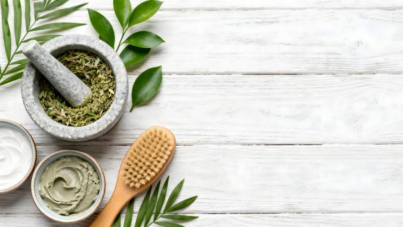 天然护肤套装图片