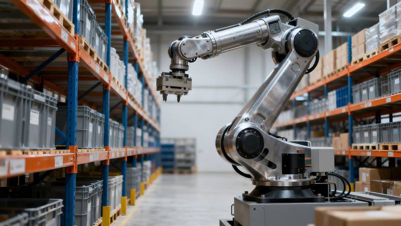 智能仓储机器人图片