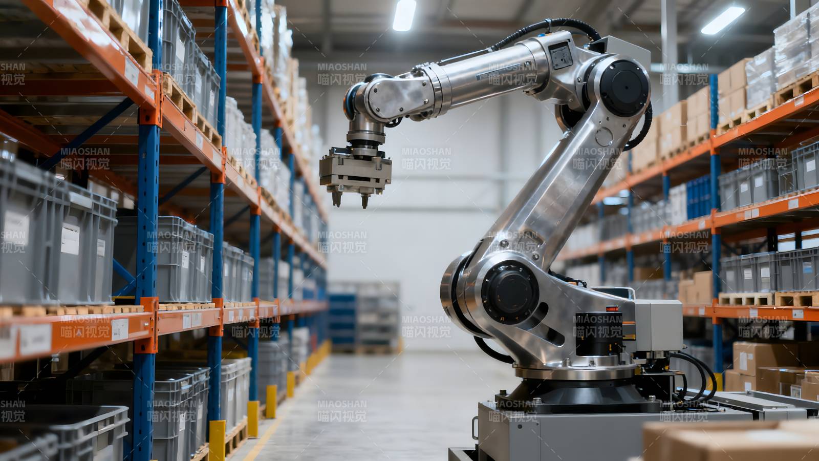 智能仓储机器人图片