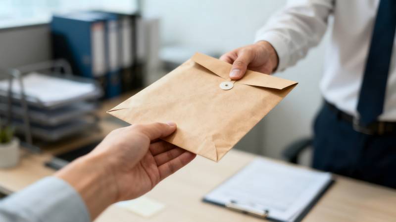 递送文件场景图片