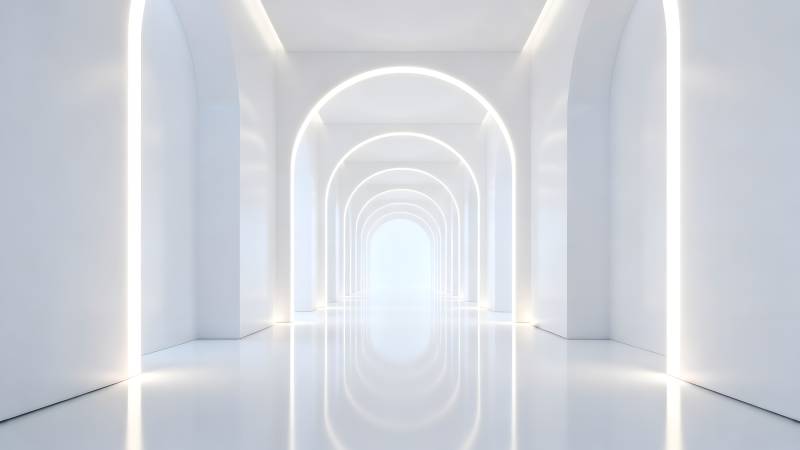 未来之光隧道图片