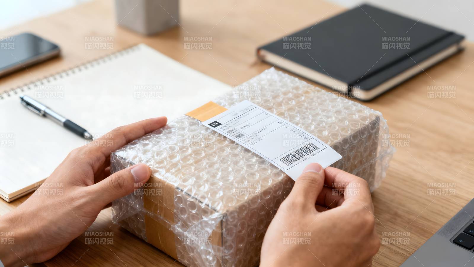 拆包裹的瞬间图片