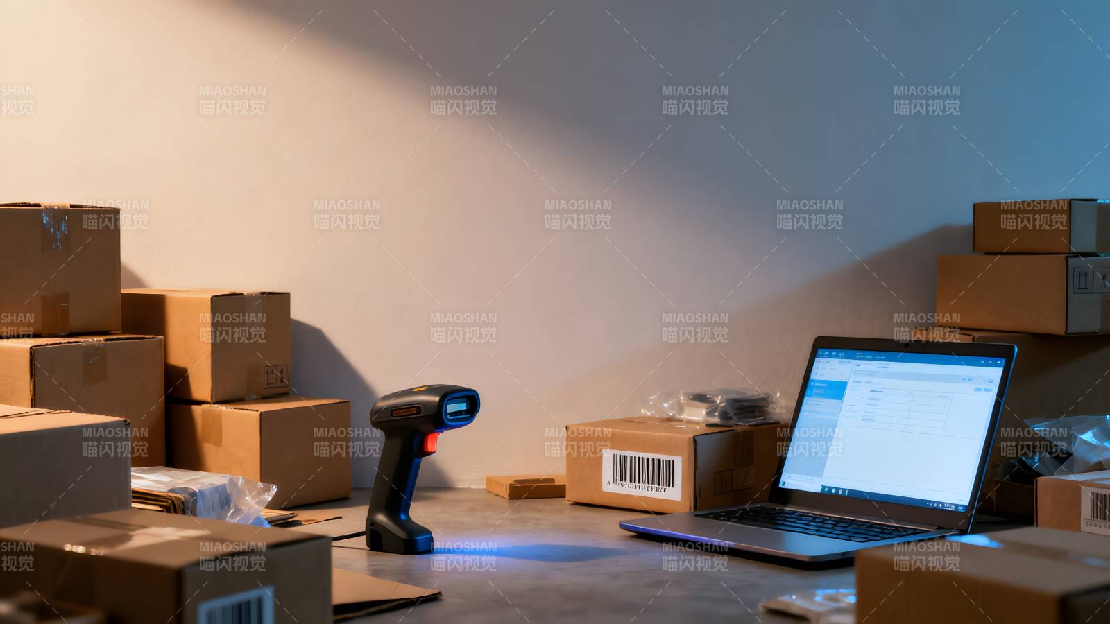 快递打包工作区图片