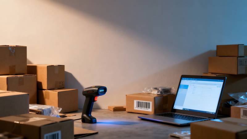 快递打包工作区图片