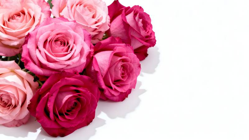 玫瑰花束绽放图片