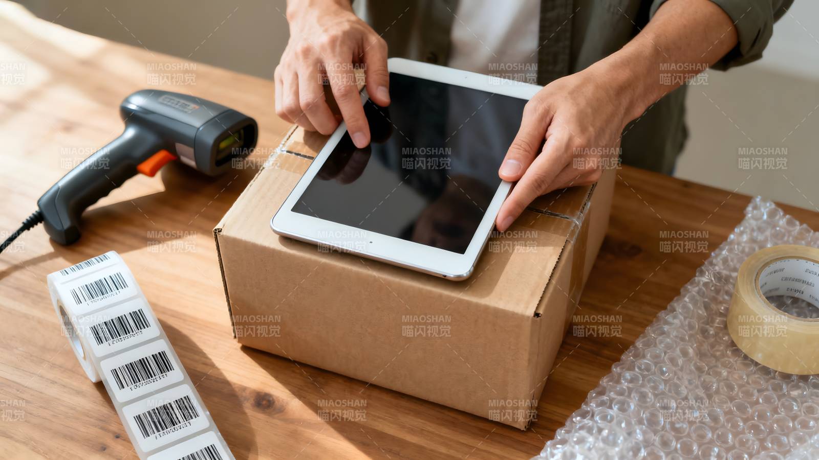 平板装箱打包中图片