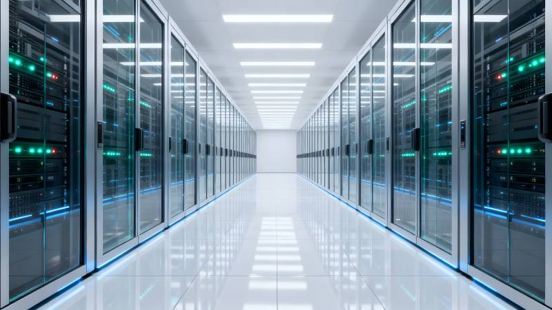 数据中心走廊图片