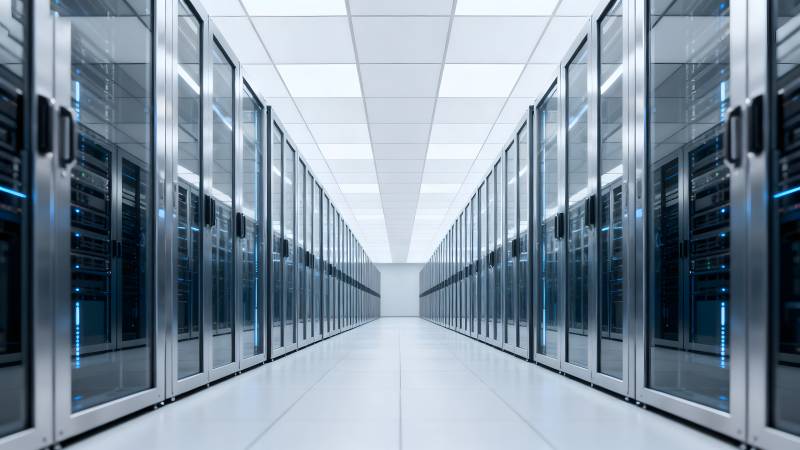 数据中心机房走廊图片