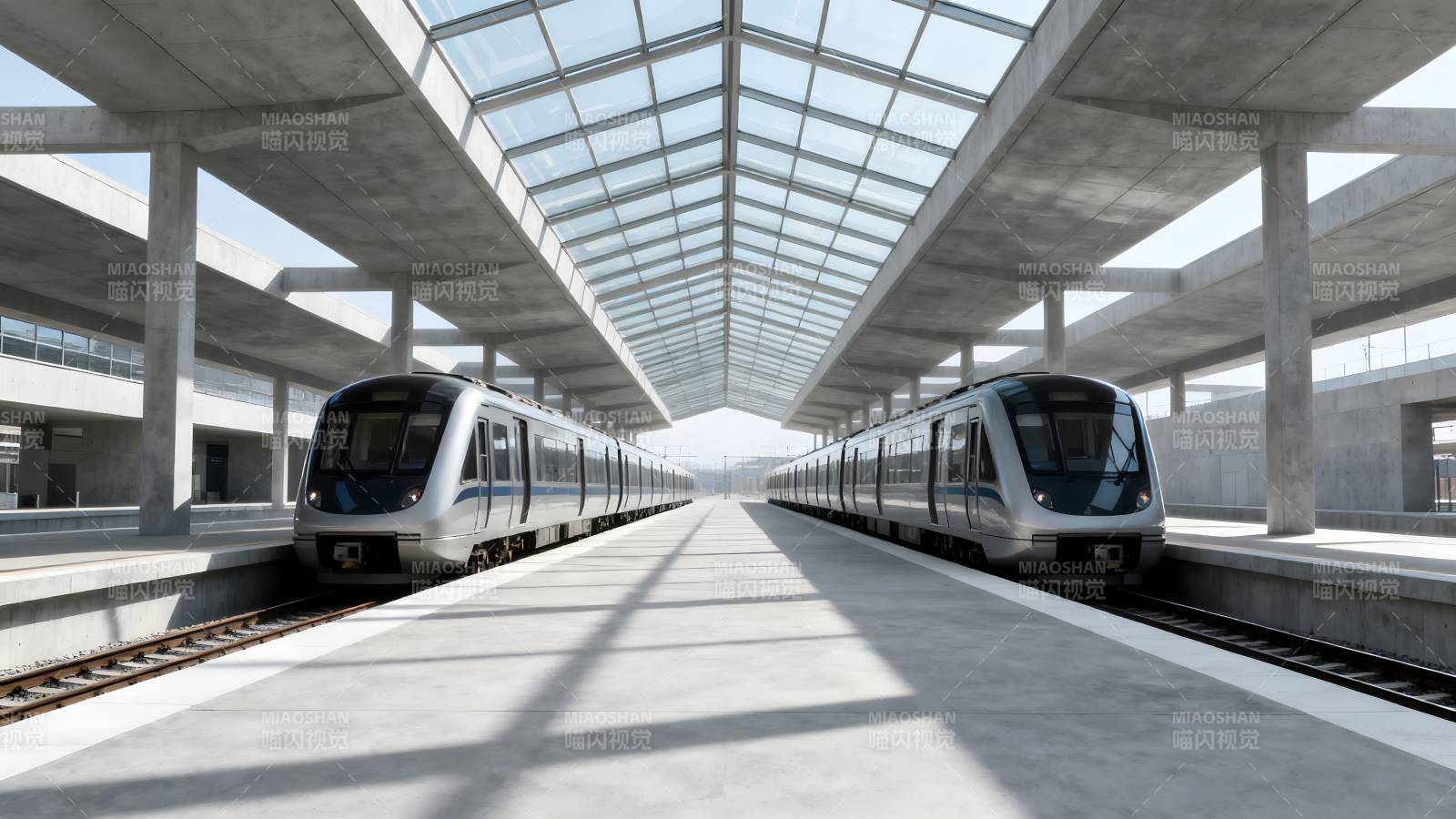 现代地铁站台图片