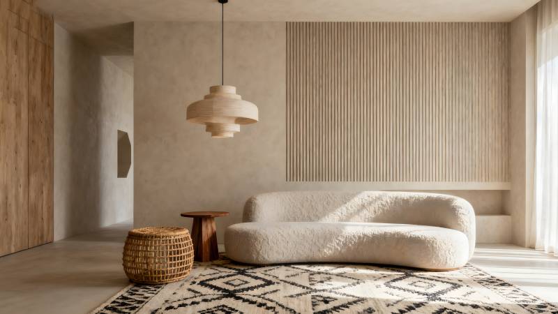 极简风客厅设计图片