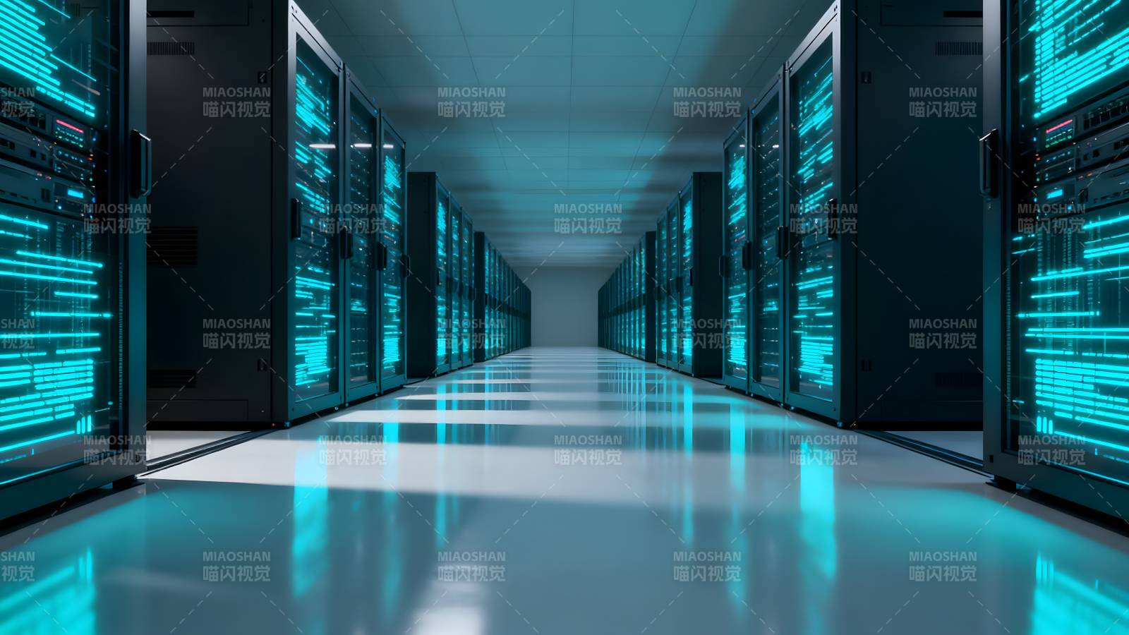 数据中心走廊图片