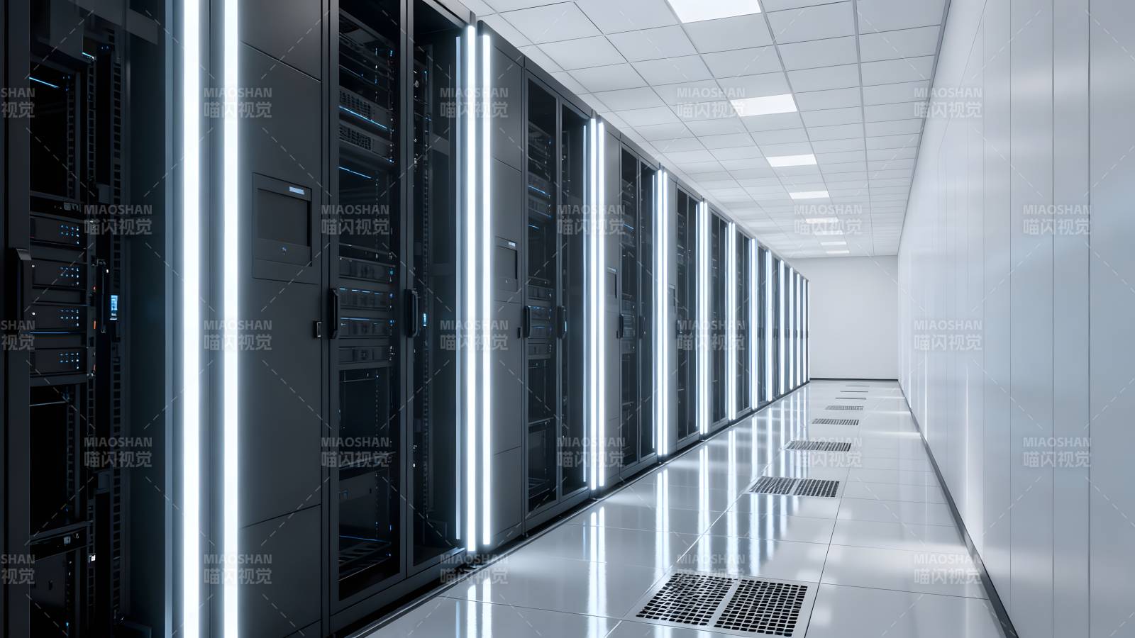 数据中心机房走廊图片