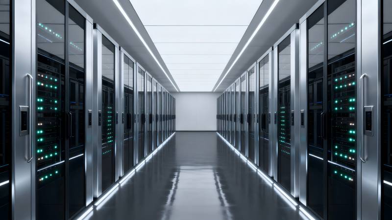 数据中心走廊图片