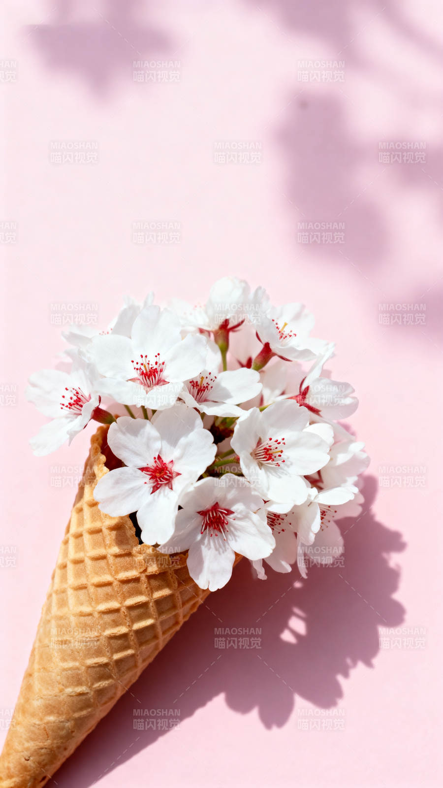 樱花冰激凌图片